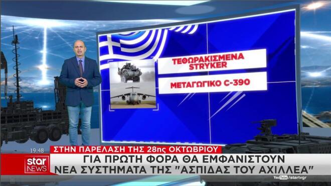Τα νέα οπλικά συστήματα που θα παρουσιαστούν στην παρέλαση στη Θεσσαλονίκη   
