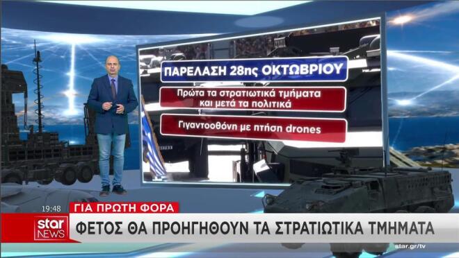 Παρέλαση στη Θεσσαλονίκη: θα παρελάσουν πρώτα τα στρατιωτικά τμήματα  