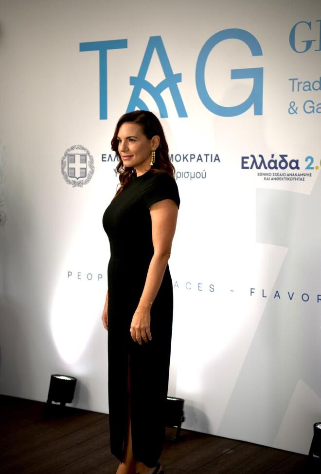 Η υπουργός Τουρισμού Όλγα Κεφαλογιάννη στην παρουσίαση του TAG GREECE