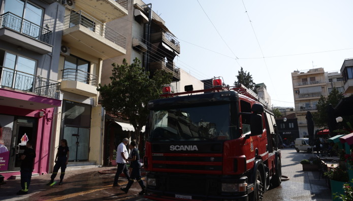 Φωτιά Σε Διαμέρισμα Στον Άγιο Παντελεήμονα Αττικής