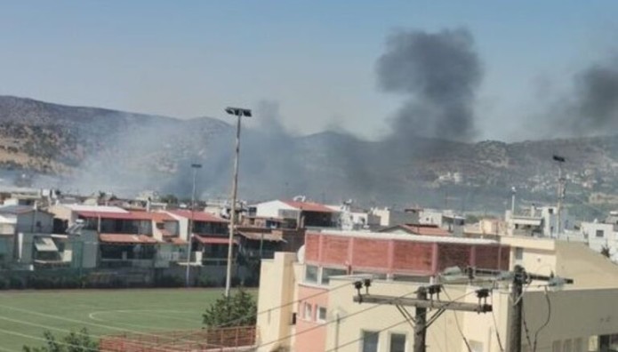 Μαγνησία: Φωτιά στην περιοχή Άσπρες Πεταλούδες - Μήνυμα από το 112