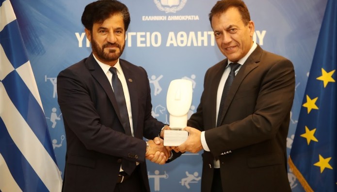 Ο πρόεδρος της FIA Mohammed Ben Sulayem Στο Ράλλυ Ακρόπολις