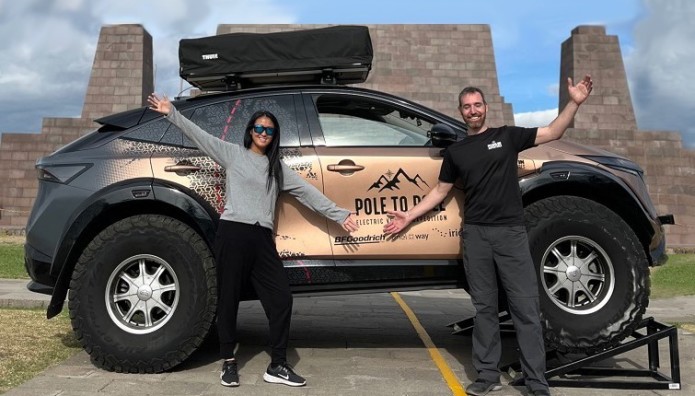 H αποστολή Pole to Pole με το Nissan Ariya περνά τον Ισημερινό