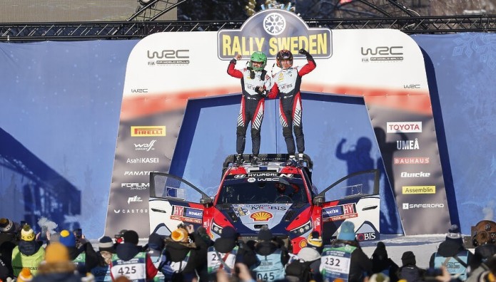 Η Hyundai έπιασε κορυφή στο WRC Rally Sweden