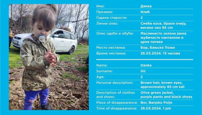 Σερβία: Βρέθηκε Νεκρό 2χρονο Κοριτσάκι Που Είχε Εξαφανιστεί