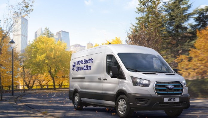 Το νέο Ford E-Transit φορτίζει σε χρόνο ρεκόρ