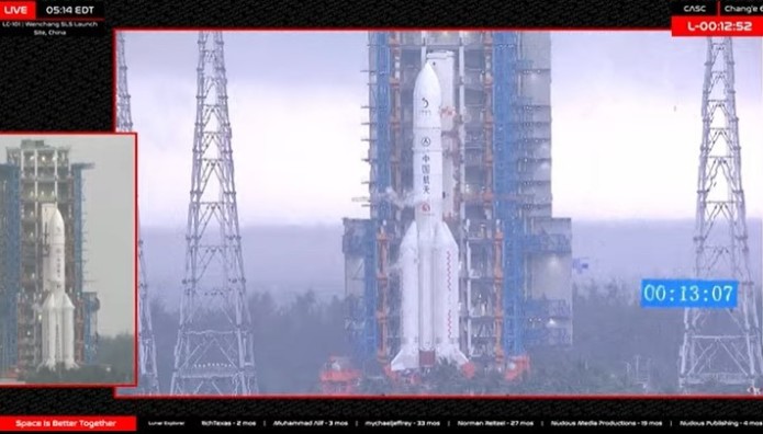 Κίνα: Εκτόξευσε Διαστημόπλοιο Στη Σκοτεινή Πλευρά Της Σελήνης