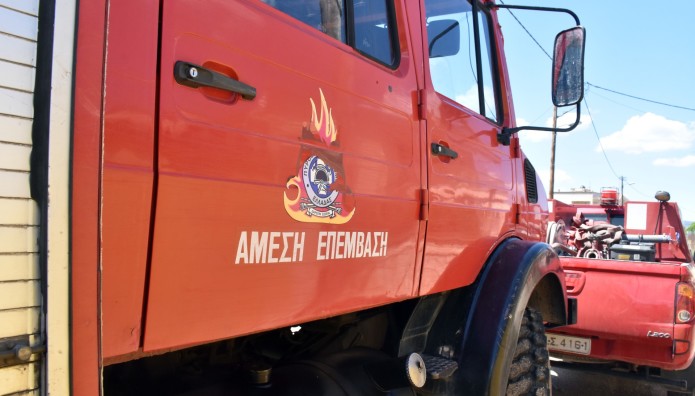 Φωτιά σε αγροτοδασική έκταση στη Βοιωτία