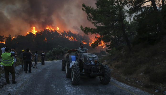 δασικές πυρκαγιές στην Τουρκία