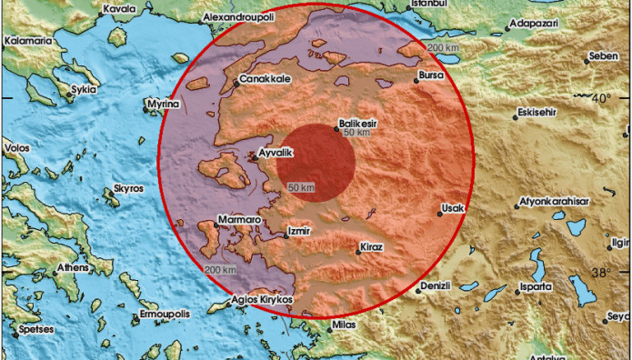 Σεισμός 5 Ρίχτερ Στην Τουρκία - Αισθητός Και Στο Αιγαίο