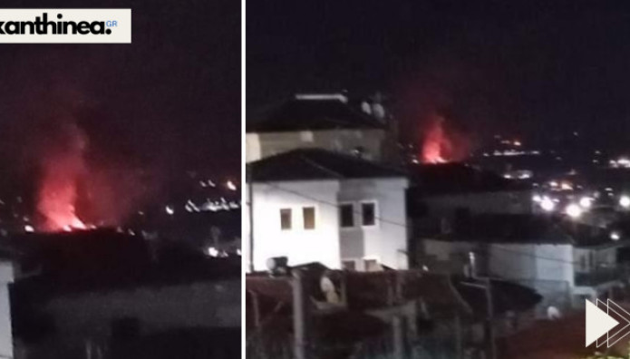 Φωτιά Στην Ξάνθη: Ολονύκτια Μάχη Με Τις Φλόγες - Μήνυμα 112