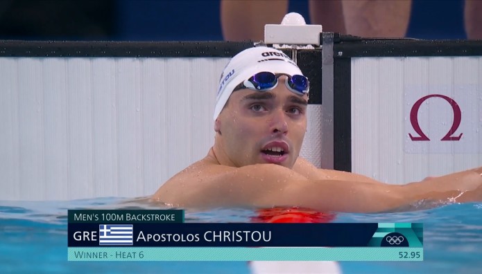 Ολυμπιακοί Αγώνες: Άνετα Ο Χρήστου Στα Ημιτελικά 100μ Ύπτιο