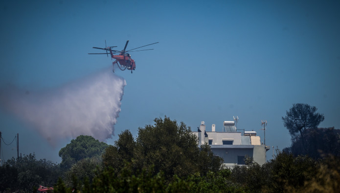 Φωτιά Στο Μενίδι Τώρα