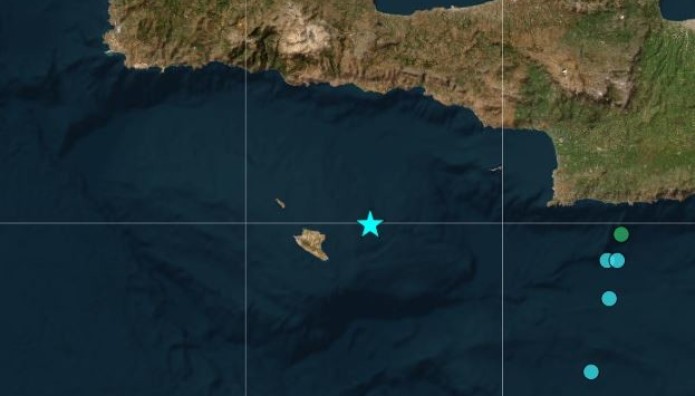 Σεισμός Τώρα Στην Κρήτη - Στη Γαύδο Το Επίκεντρο