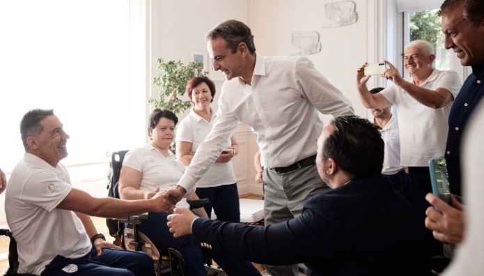 Μητσοτάκης με αποστολή Παραολυμπιακών Αγώνων