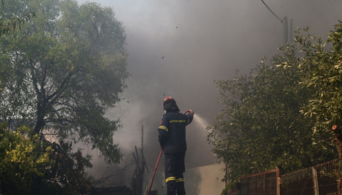 Φωτιά Τώρα Στη Ρόδο - Καίγεται Δασική Έκταση