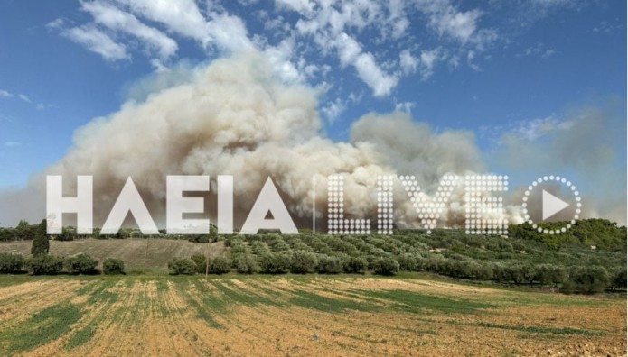 Φωτιά Τώρα Στην Ηλεία - Κοντά Σε Οικισμούς