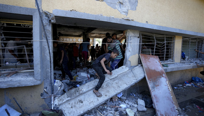 Λωρίδα της Γάζας ερείπια