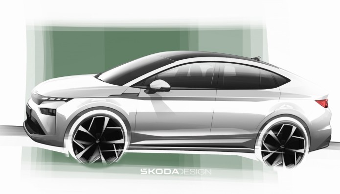 Skoda Enyaq: Τα πρώτα σκίτσα του νέου μοντέλου