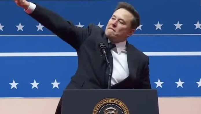 ΕΛΟΝ ΜΑΣΚ - ΝΑΖΙΣΤΙΚΟΣ ΧΑΙΡΕΤΙΣΜΟΣ