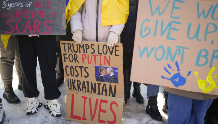 Ουκρανία συγκέντρωση για την επέτειο της ρωσικής εισβολής