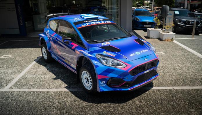 Το Ford Fiesta Rally2 στο Ράλλυ Ακρόπολις 2025