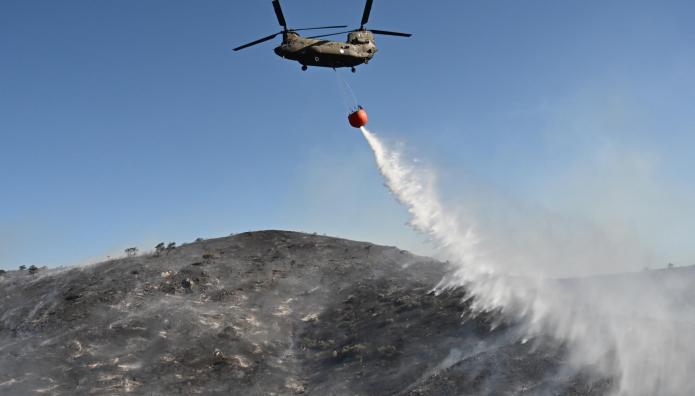 Φωτιά Τώρα Στη Λακωνία - Εστάλη Μήνυμα 112