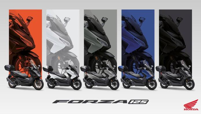 Honda Forza 125 και Forza 350: Δείτε τα νέα χρώματα