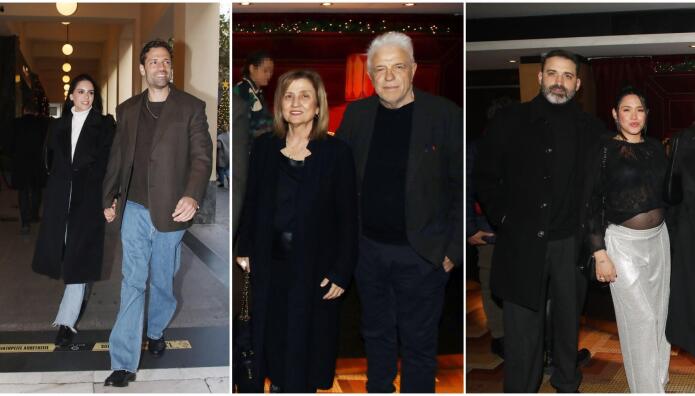 Αργυρός: Mε τη Νίκα, τους γονείς και τον αδελφό του στο Παλλάς