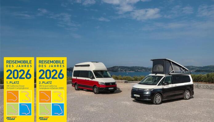 VW California: Διπλή διάκριση στα “Motorhomes of the Year 2026”