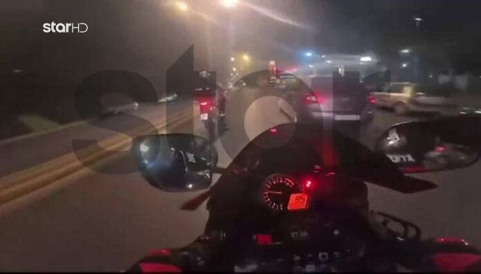 Νέα Ιωνία: Βίντεο Με Μοτοσικλετιστή Να Τρέχει Με 157 Χλμ.