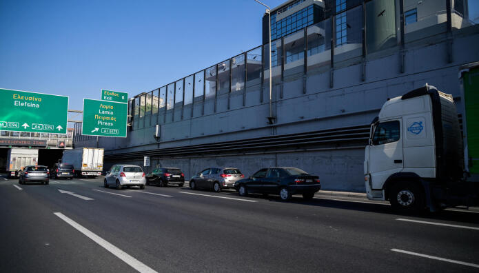 Αττική Οδός: Κυκλοφοριακές ρυθμίσεις μέχρι τις 12:00 λόγω έργων