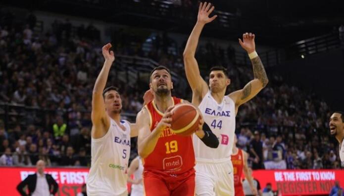 Λύγισε Στο Φινάλε Η Ελλάδα, 65-67 Από Το Μαυροβούνιο