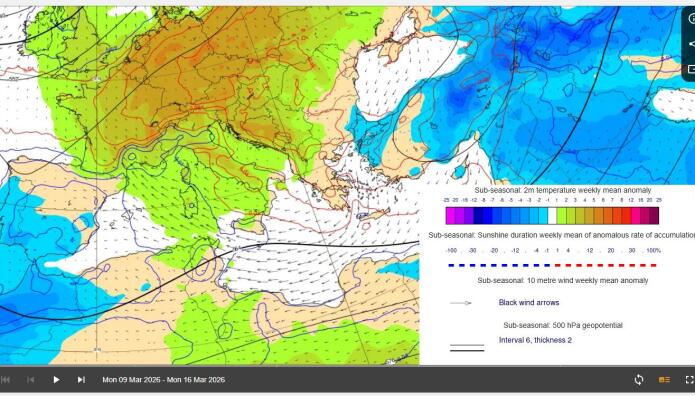Καιρός: Η Πρόγνωση Για Τον Μάρτιο - Η Ανάλυση Κολυδά