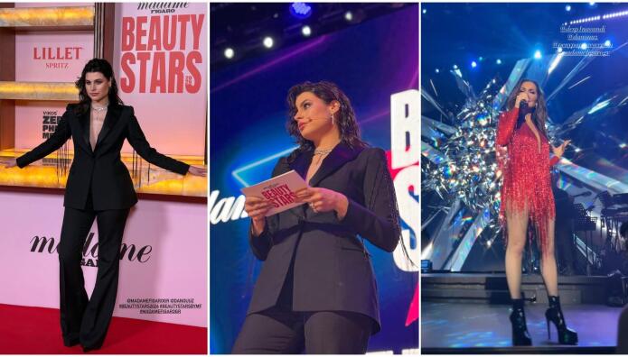 Δανάη Παππά: To power suit της μας άρεσε πολύ- Η glam rock εμφάνισή της