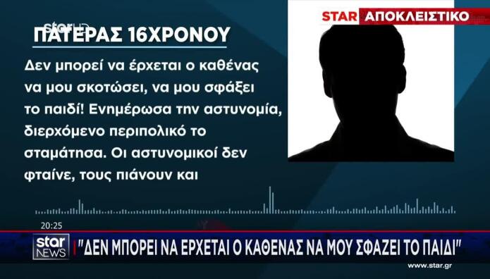 Αχαρνές: Στο STAR Πατέρας 16χρονου Που Χαράκωσαν Με Φαλτσέτα