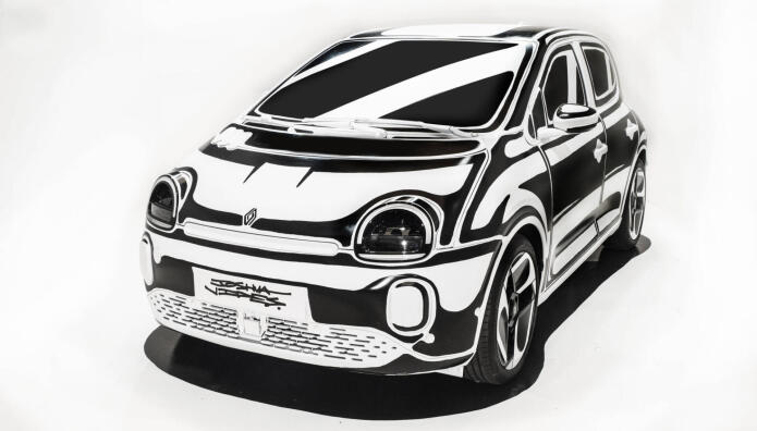 Renault Twingo E-Tech Electric: Έγινε και σκίτσο