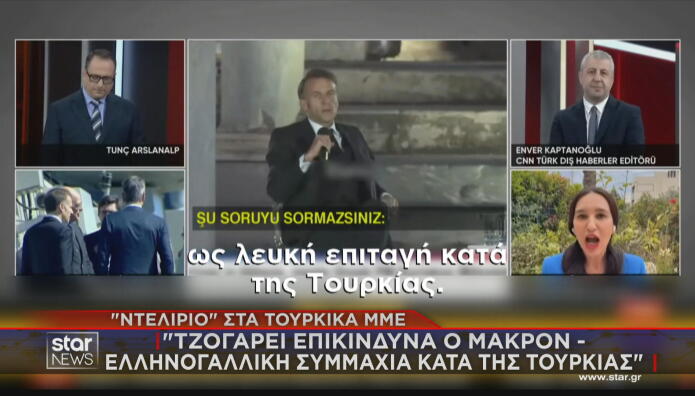 Ντελίριο στην Τουρκία για Μητσοτάκη - Μακρόν