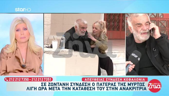 Υπόθεση Μυρτώς: Τι Είπε Ο Πατέρας Της Μετά Την Κατάθεσή Του