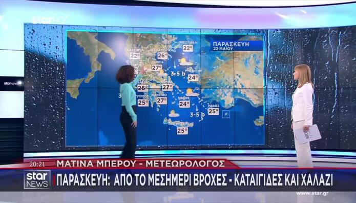 Καιρός: Βροχές, Καταιγίδες & Χαλάζι Την Παρασκευή