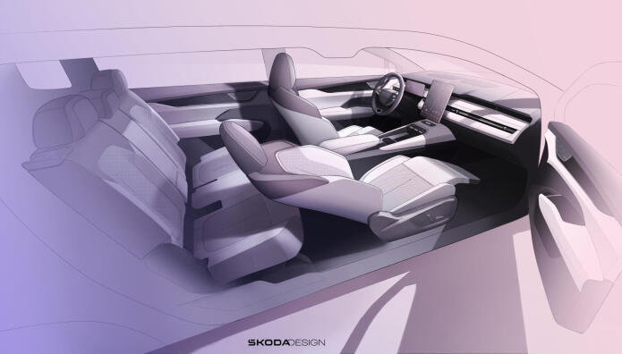 Skoda Peaq: Αποκαλύπτουμε τα πρώτα σκίτσα του εσωτερικού