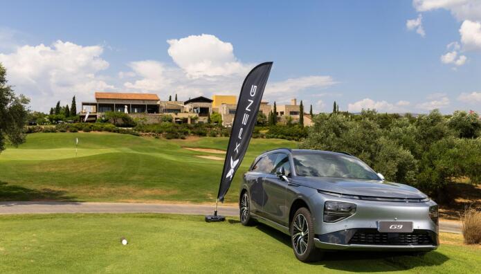 Tο XPENG G9 στο AEGEAN Messinia Pro-Am