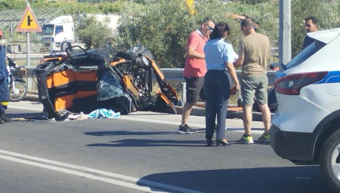 Θανατηφόρο Τροχαίο Στη Λέσβο Με Δύο γυναίκες Νεκρές