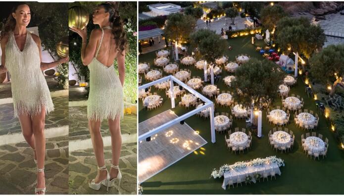Δώρα Παντέλη: Tο δεύτερο νυφικό φόρεμα στο γλέντι & το βίντεο του γάμου της