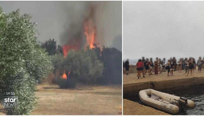 Φωτιά Βοιωτία: Μάχη με τις φλόγες σε Ξηρονομή και Καλαμάκι