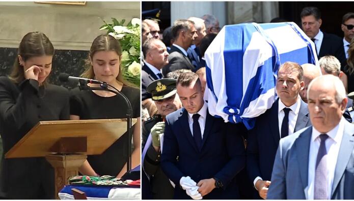 Κηδεία Βαρβιτσιώτη: Ράγισαν Καρδιές Οι Εγγονές Κι Ο Γιος Του