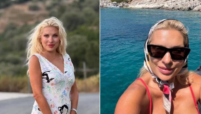 Ελένη Μενεγάκη: Οι Ξέγνοιαστες Στιγμές Με Φουσκωτό
