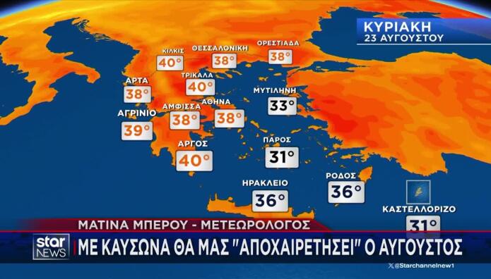 Καιρός: Θερμή «Εισβολή» Προ Των Πυλών - Πού Θα Έχουμε 40αρια