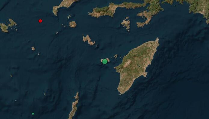 Σεισμός 4 Ρίχτερ σε θαλάσσια περιοχή δυτικά της Χάλκης