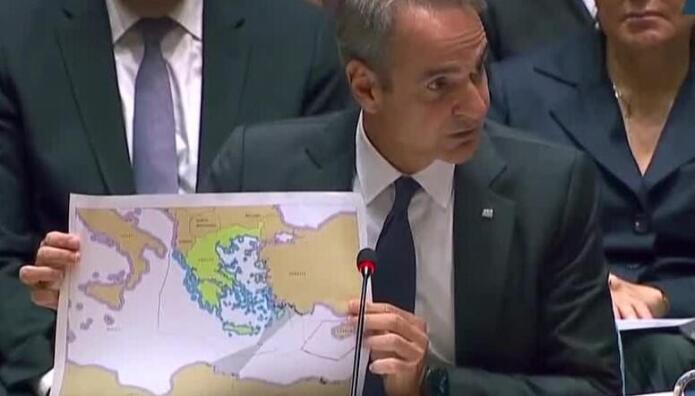 Μητσοτάκης χάρτης τουρκολιβυκό